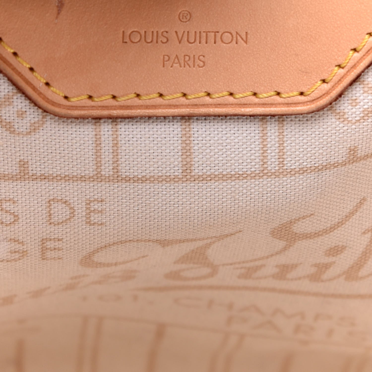 Louis Vuitton Damier Azur Neverfull MM 6 of 8