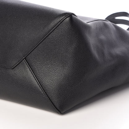 Celine Soft Grained Calfskin Small Belt Cabas Phantom Black 9 of 9