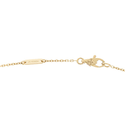 Van Cleef & Arpels 18K Yellow Gold Mother of Pearl Sweet Alhambra Pendant Necklace 5 of 5