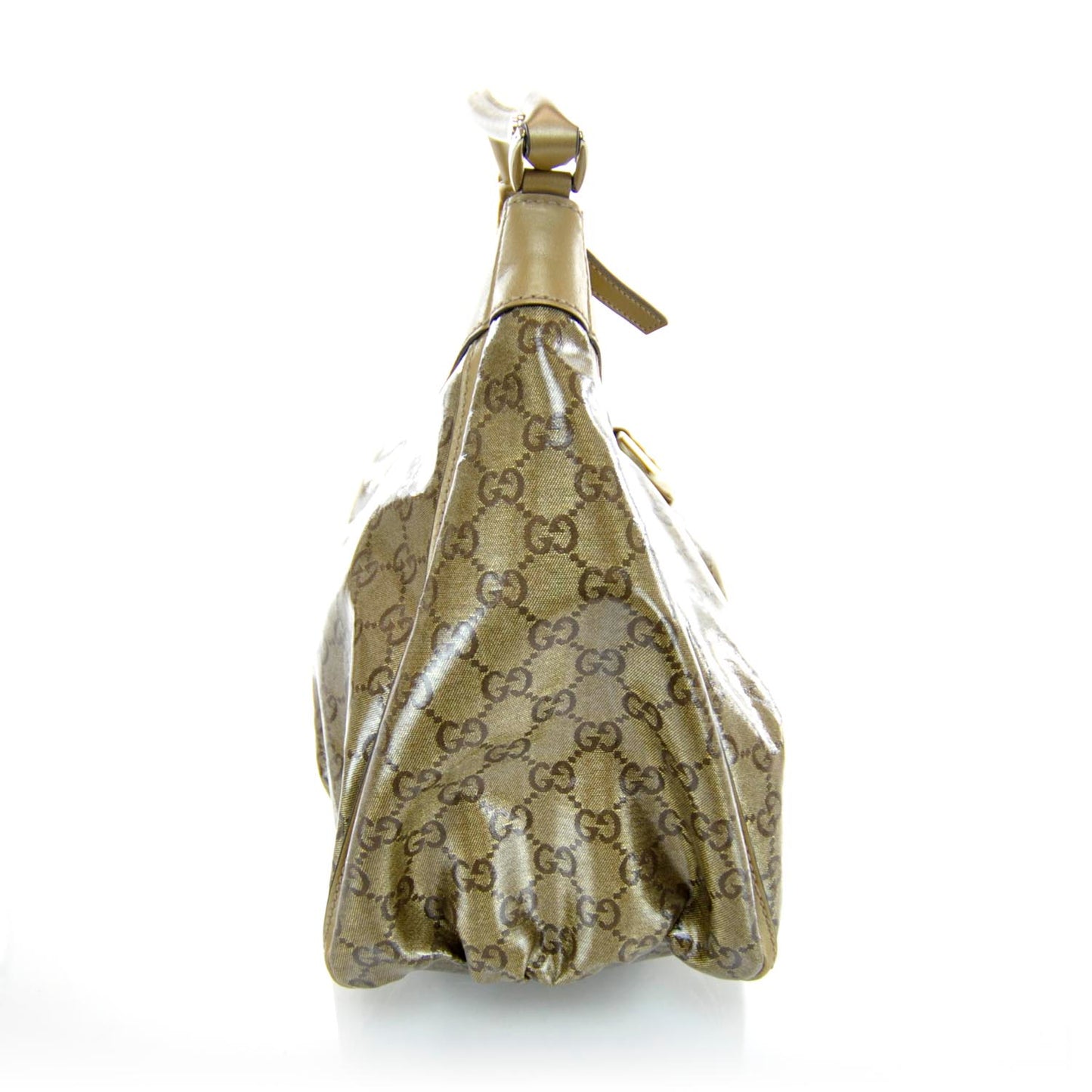 Monogram Crystal D Gold Hobo