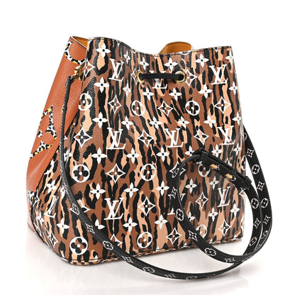 Louis Vuitton Monogram Giant Jungle NeoNoe Caramel 3 of 9