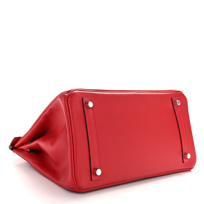Hermes Epsom Birkin 30 Rouge Casaque 4 of 13