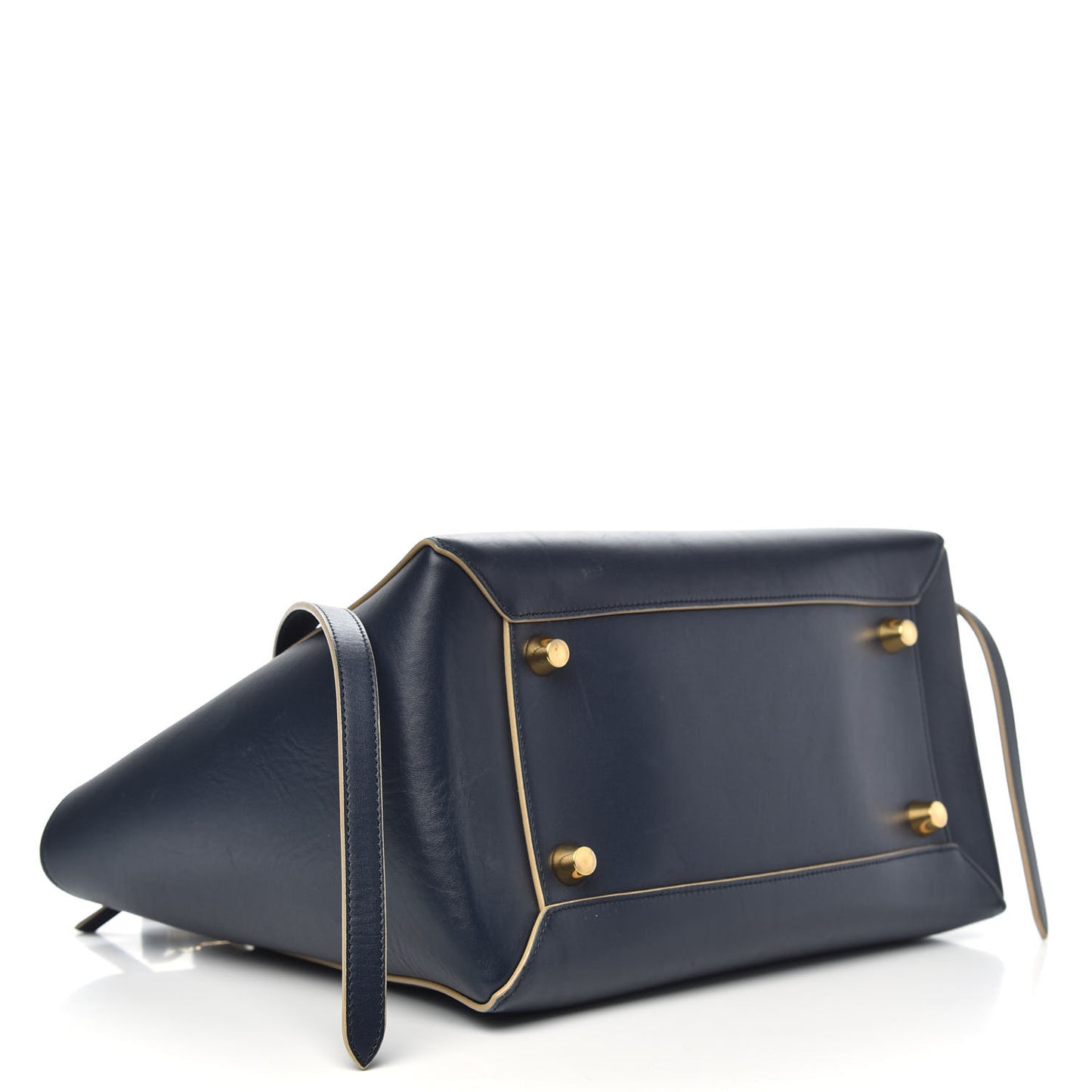 Palmelato Calfskin Mini Belt Bag Navy