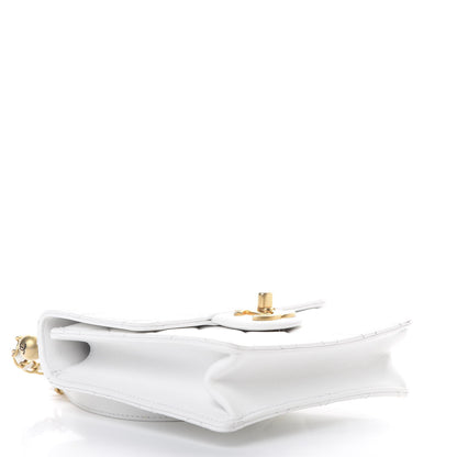 Chanel Lambskin Quilted Chic Pearls Flap White 3 of 11