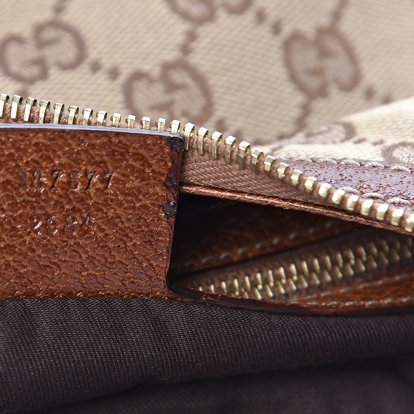 Monogram Bamboo Ring Hobo Brown