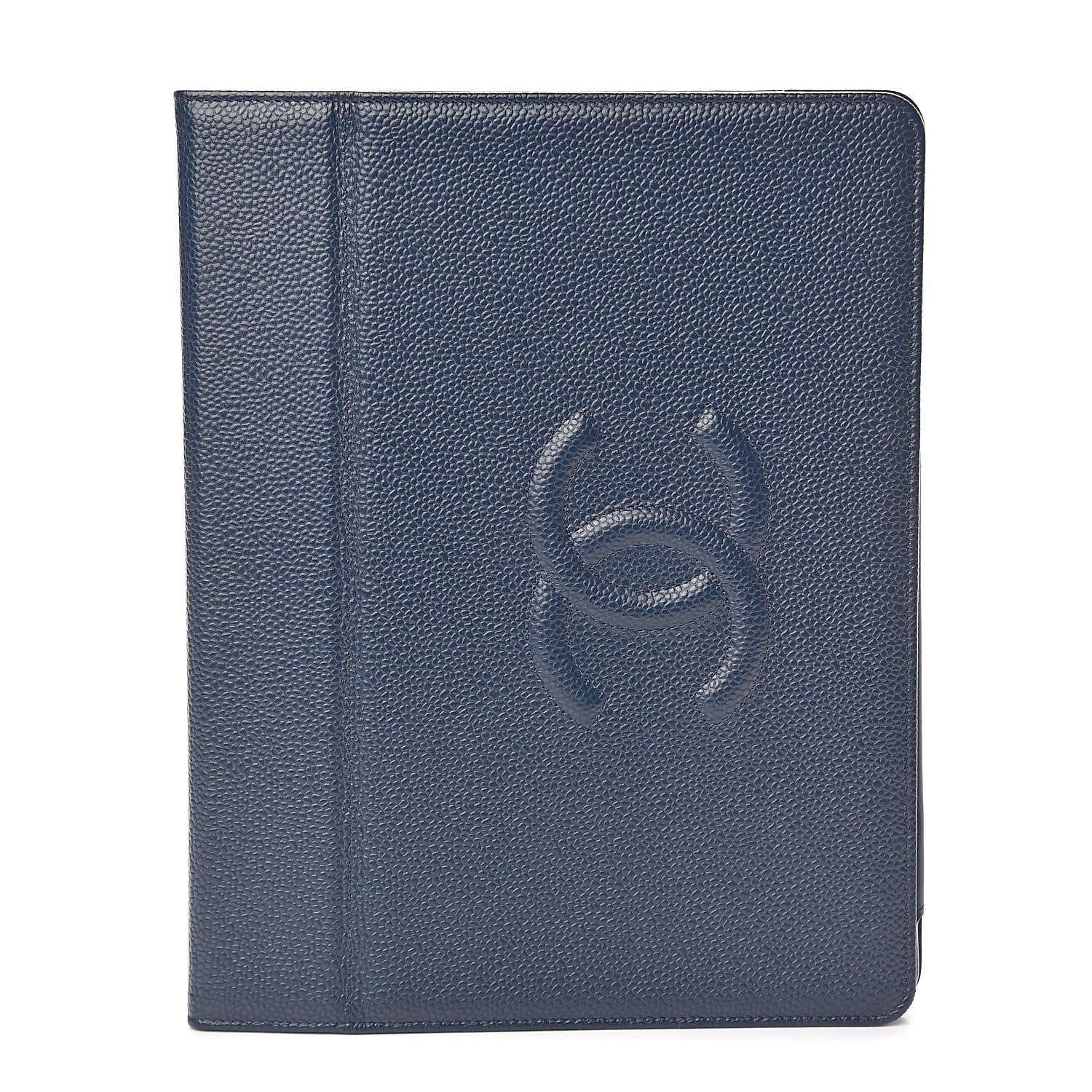 Chanel Caviar Timeless CC iPad Case Blue 1 of 10