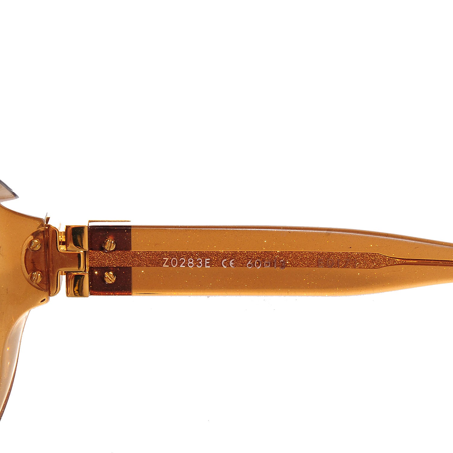 Louis Vuitton Soupçon Oversized Sunglasses Z0283E Glitter Honey 2 of 3
