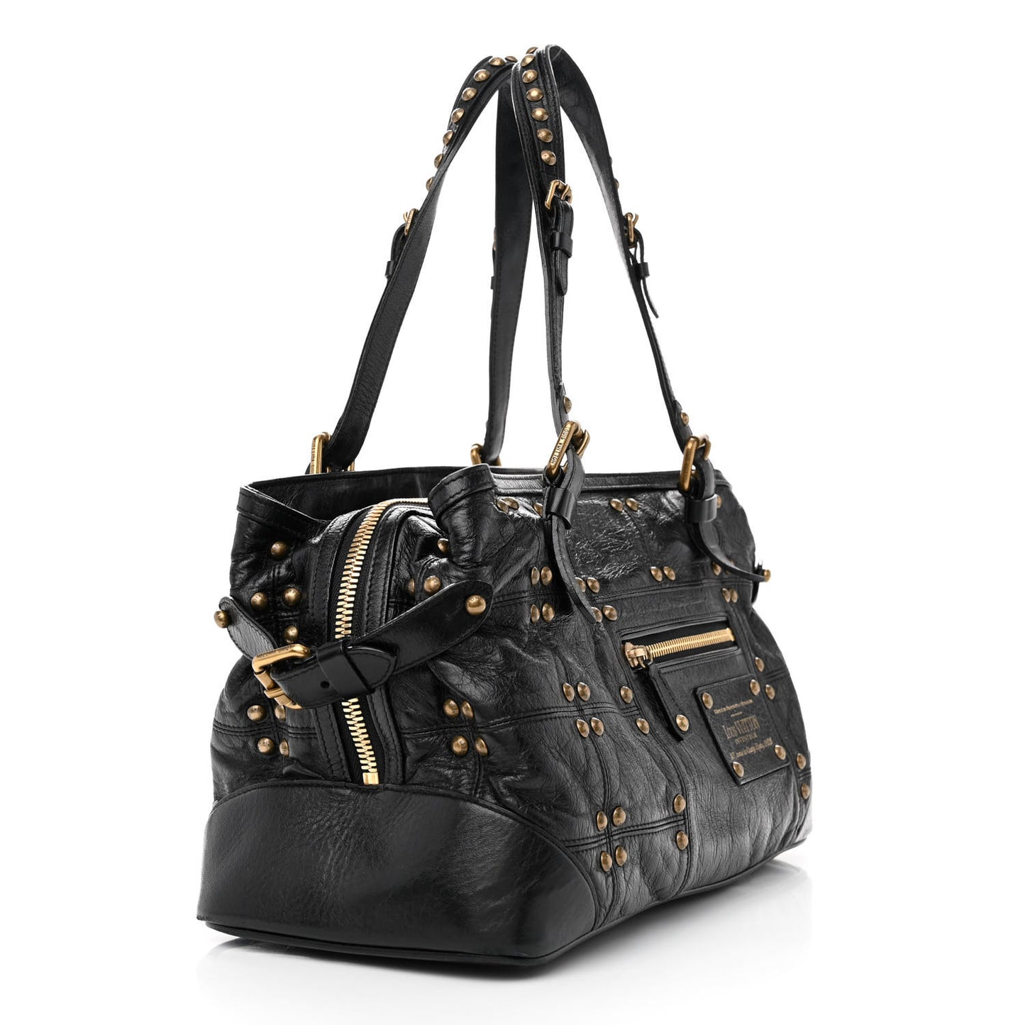 Lambskin Riveting Black