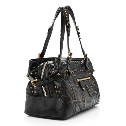 Louis Vuitton Lambskin Riveting Black 3 of 12