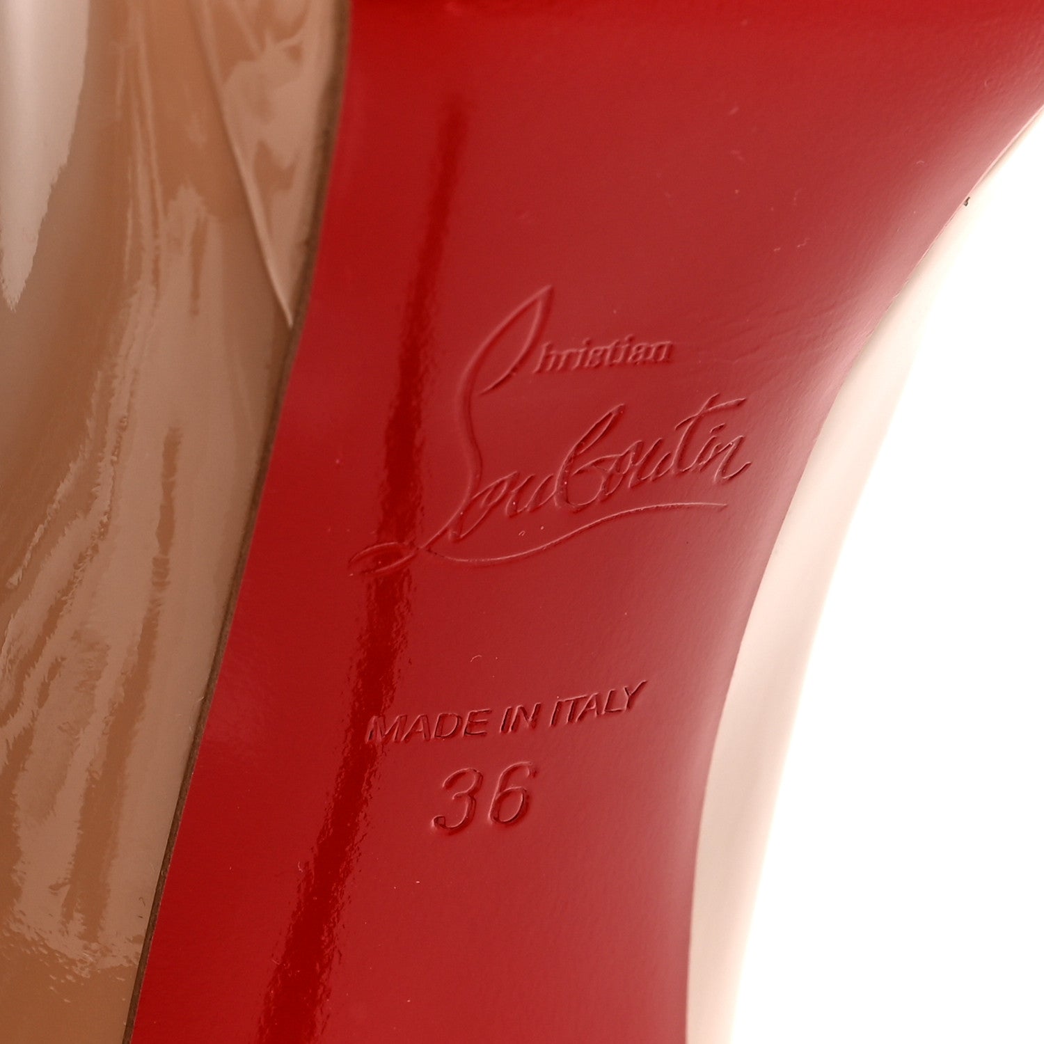 Christian Louboutin Patent Pigalle Plato 100 Pumps 36 Nude 6 of 7