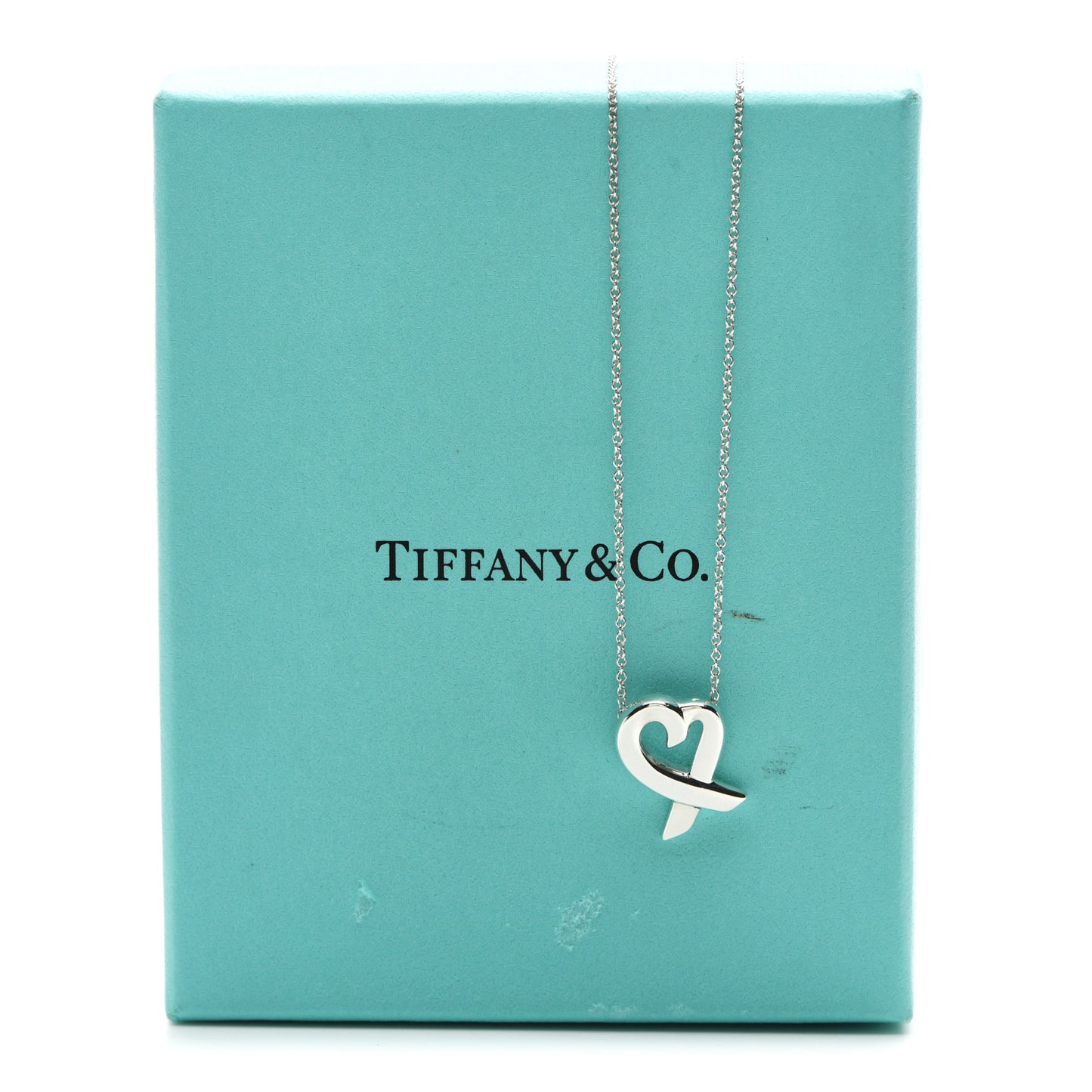 Sterling Silver Small Paloma Picasso Loving Heart Pendant Necklace