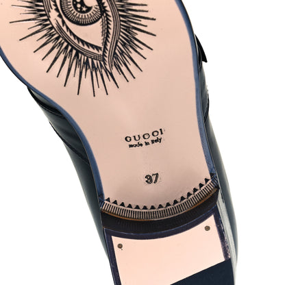 Gucci Waxed Calfskin Womens Ankle Boots 37 Black 8 of 14