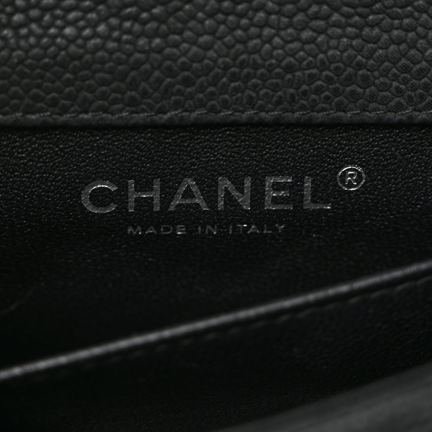 Chanel Iridescent Caviar Quilted Extra Mini Flap Black 6 of 11