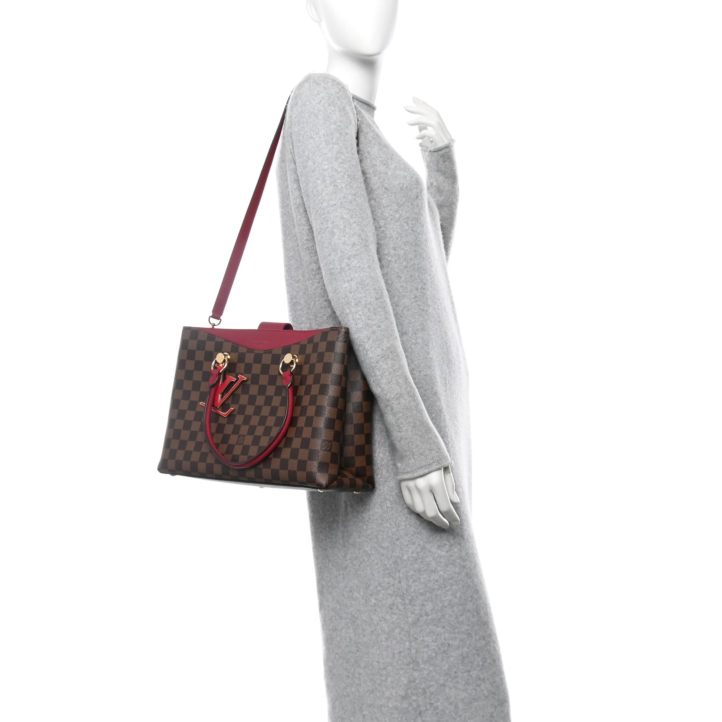 Damier Ebene LV Riverside Lie De Vin