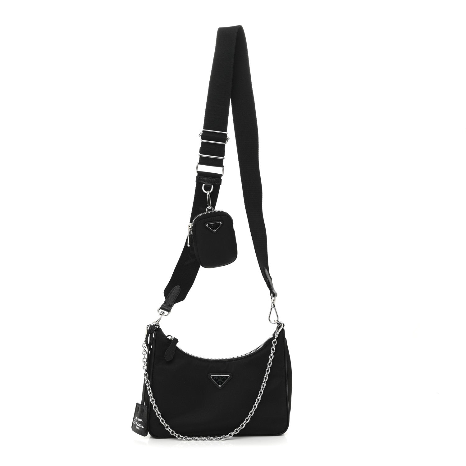 Prada Nylon Re-Edition 2005 Shoulder Bag Black 1 of 9