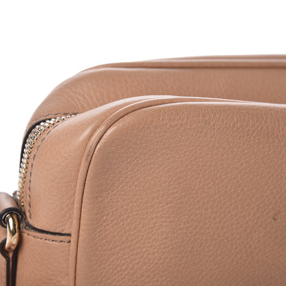 Gucci Pebbled Calfskin Small Soho Disco Bag Camelia 17 of 18