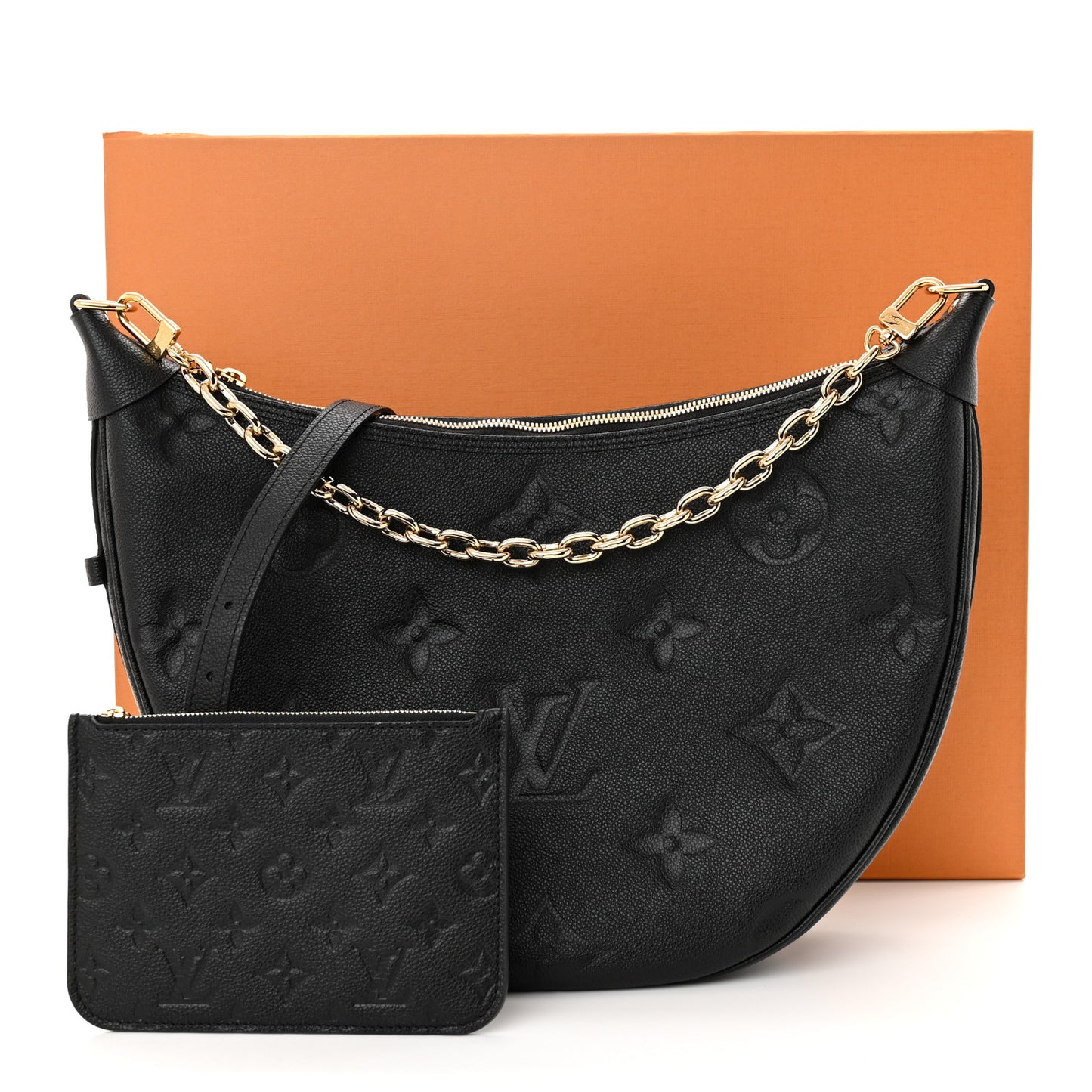 Empreinte Monogram Giant Loop Hobo Black