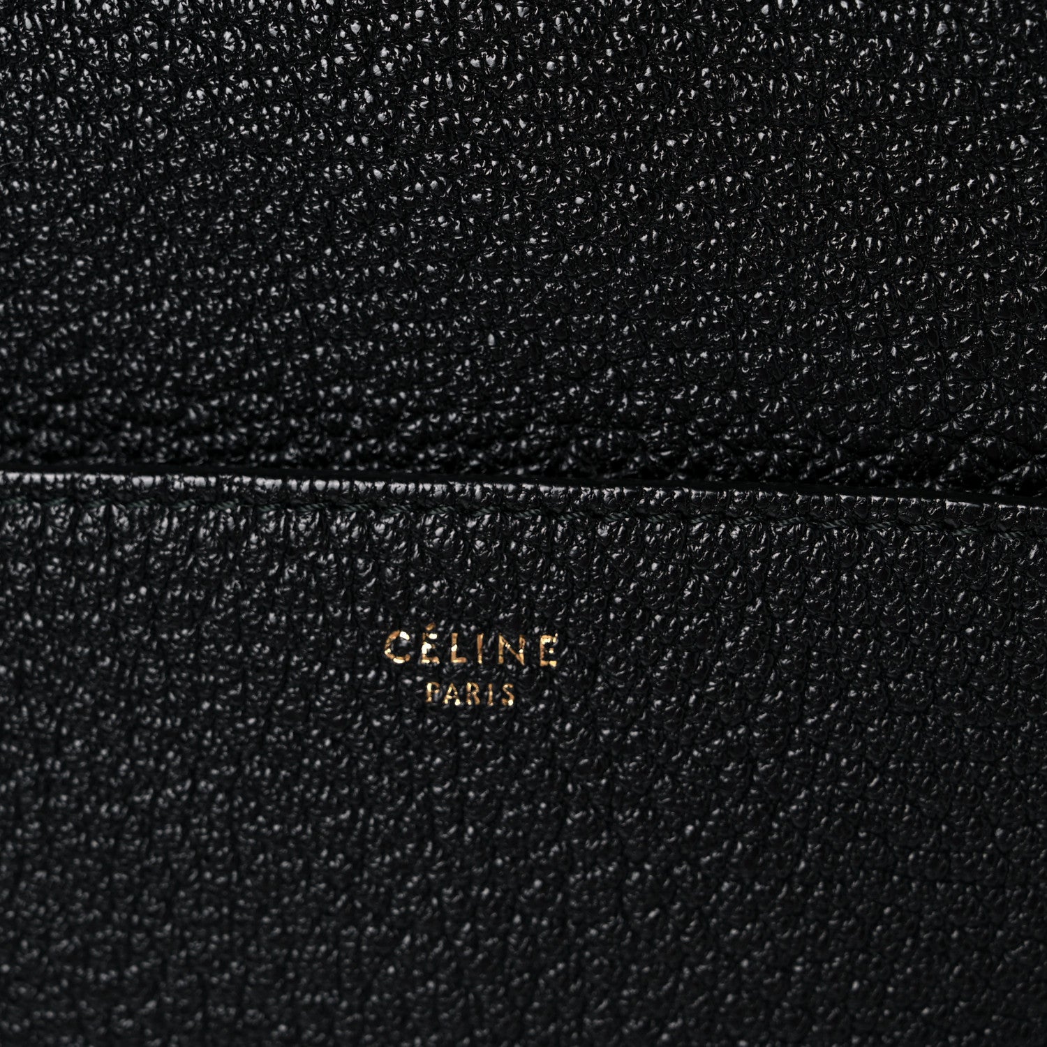 Celine Soft Grained Calfskin Sangle Bucket Bag Black 16 of 16