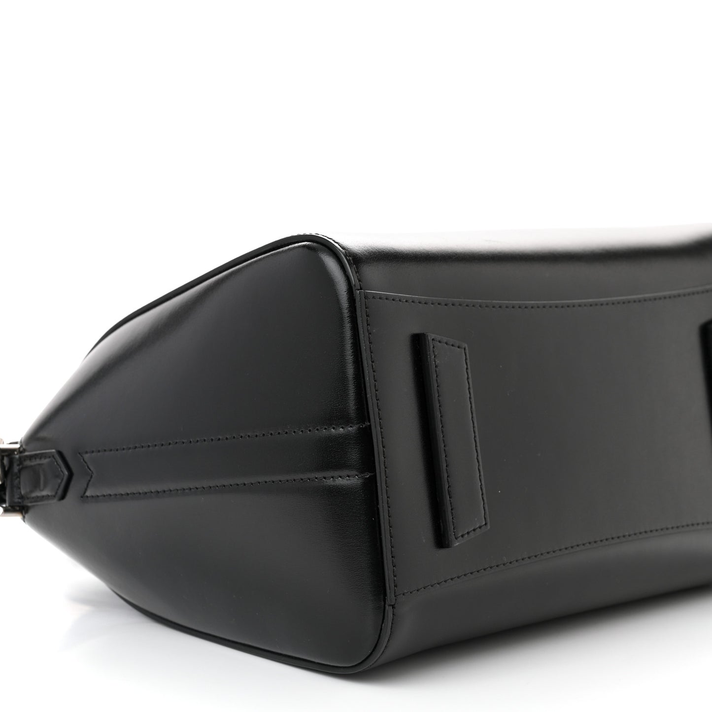 Shiny Lord Calfskin Small Antigona Black