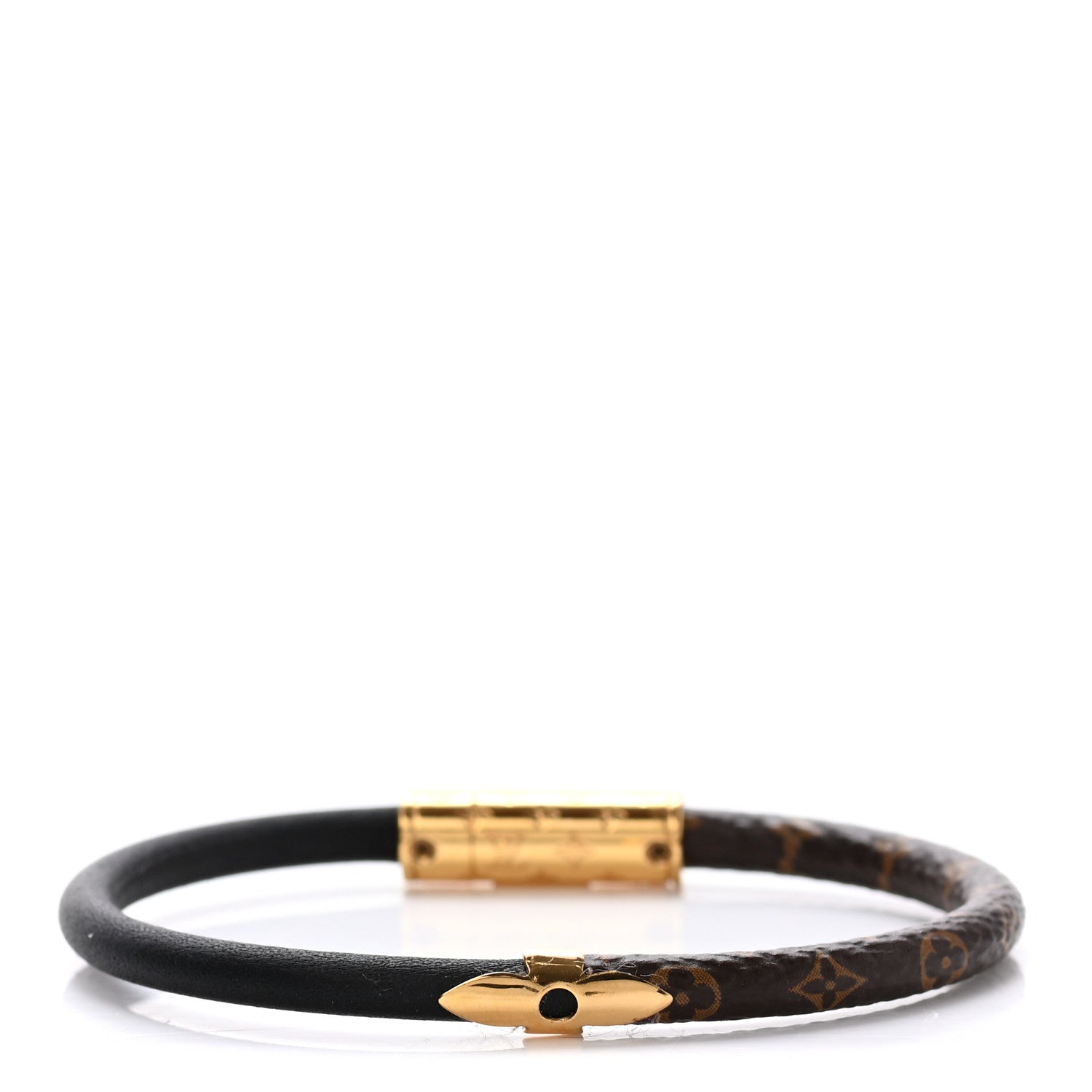 Louis Vuitton Monogram Daily Confidential Bracelet 17 Black 1 of 6