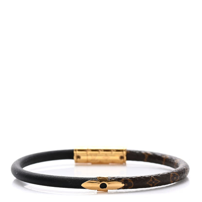 Louis Vuitton Monogram Daily Confidential Bracelet 17 Black 1 of 6
