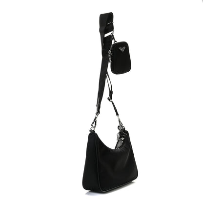 Prada Nylon Re-Edition 2005 Shoulder Bag Black 3 of 10