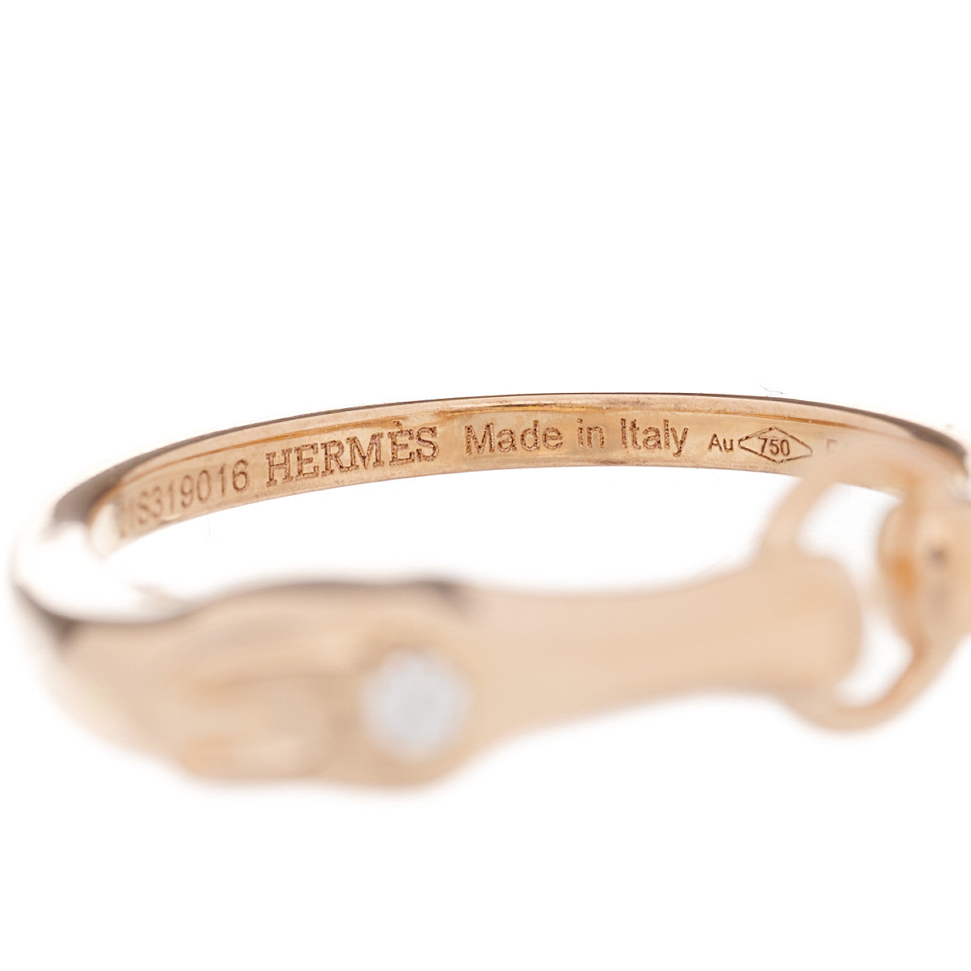 18K Rose Gold Diamond TPM Galop 53 6.25