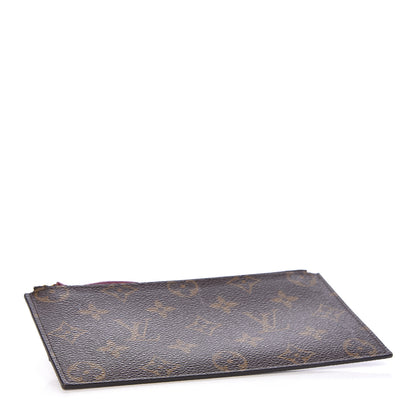 Louis Vuitton Monogram Felicie Chain Wallet Zippered Insert Fuchsia 4 of 6