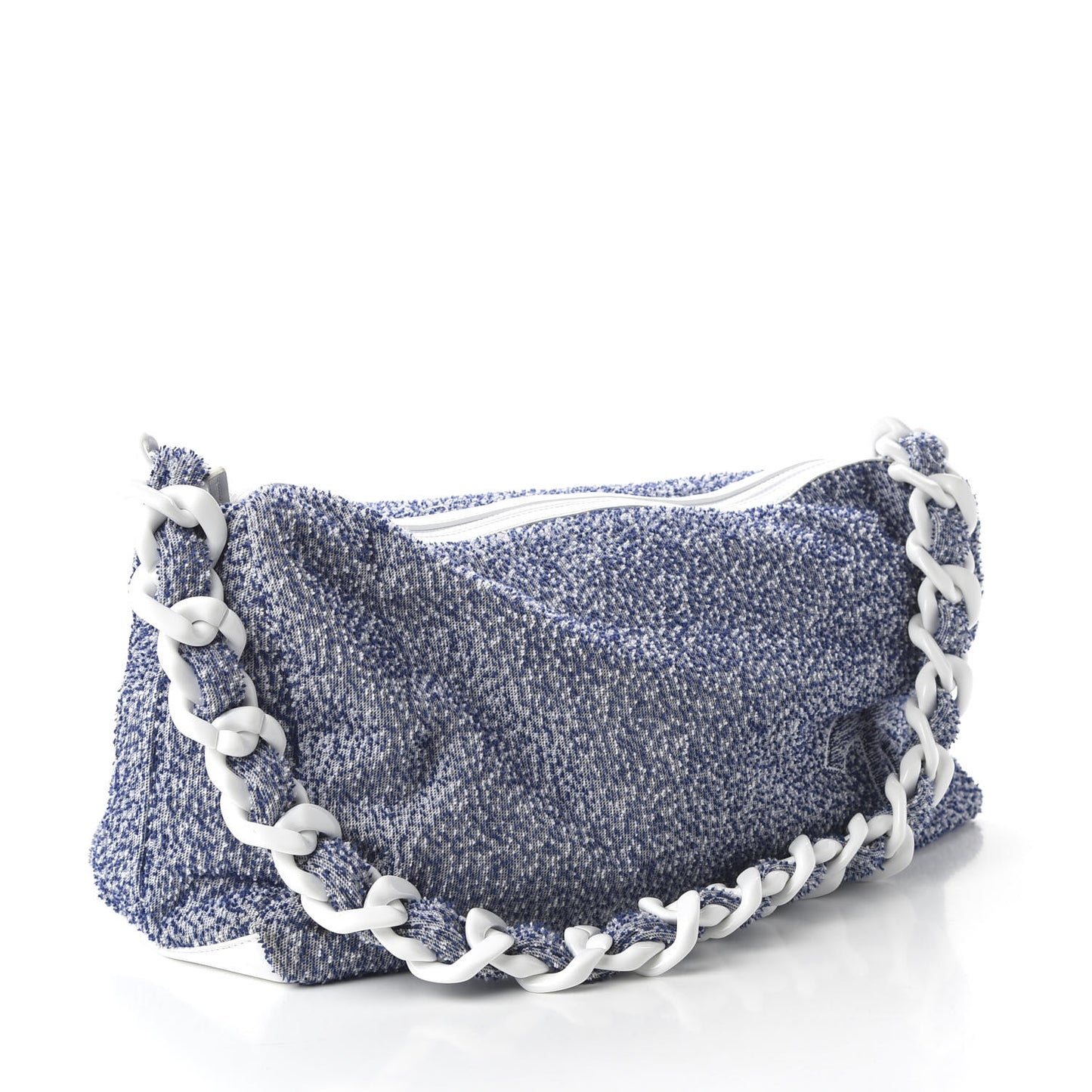 Terry Cotton Resin Chain Fizzy Hobo Blue White