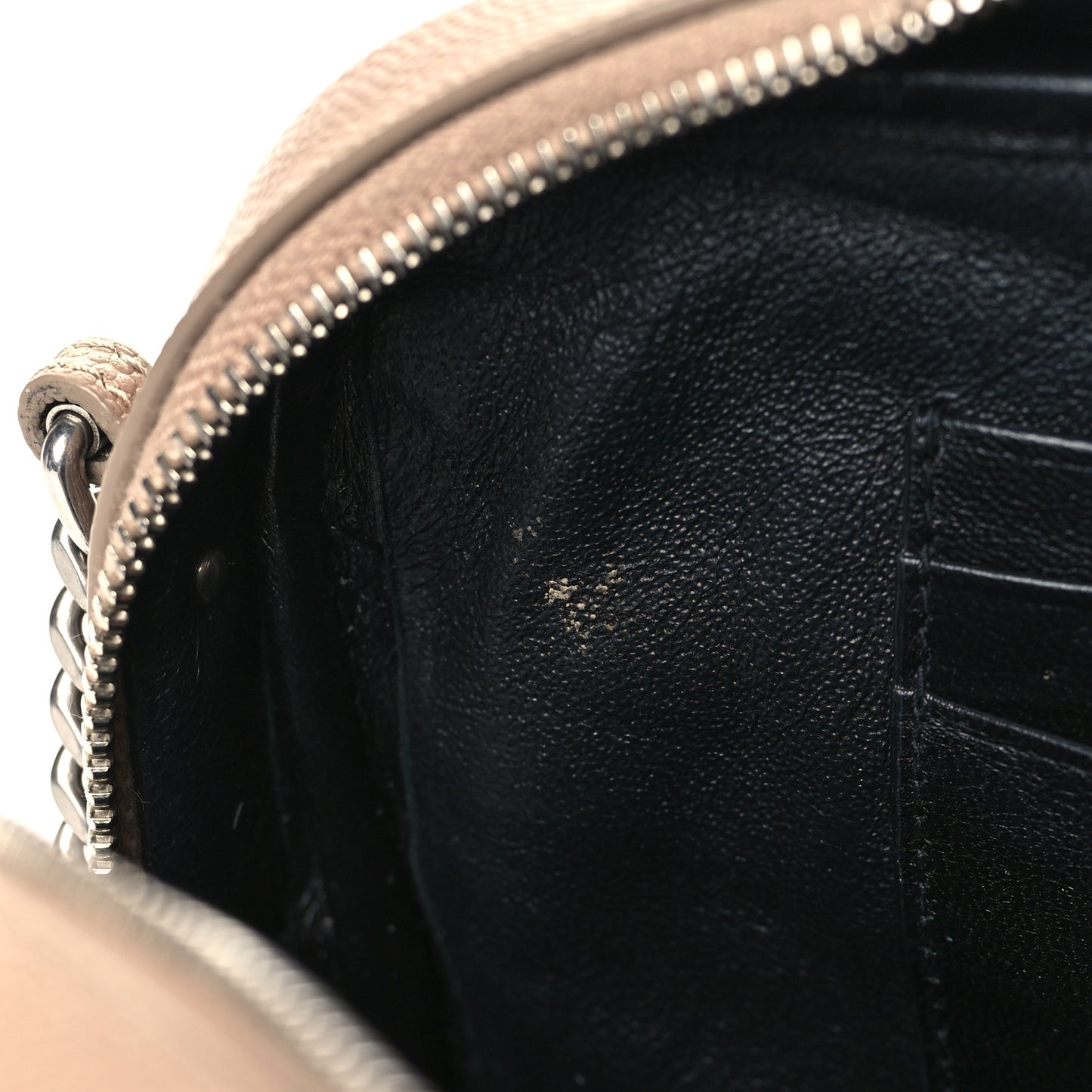 Grain De Poudre Matelasse Monogram Mini Lou Camera Bag Dark Beige