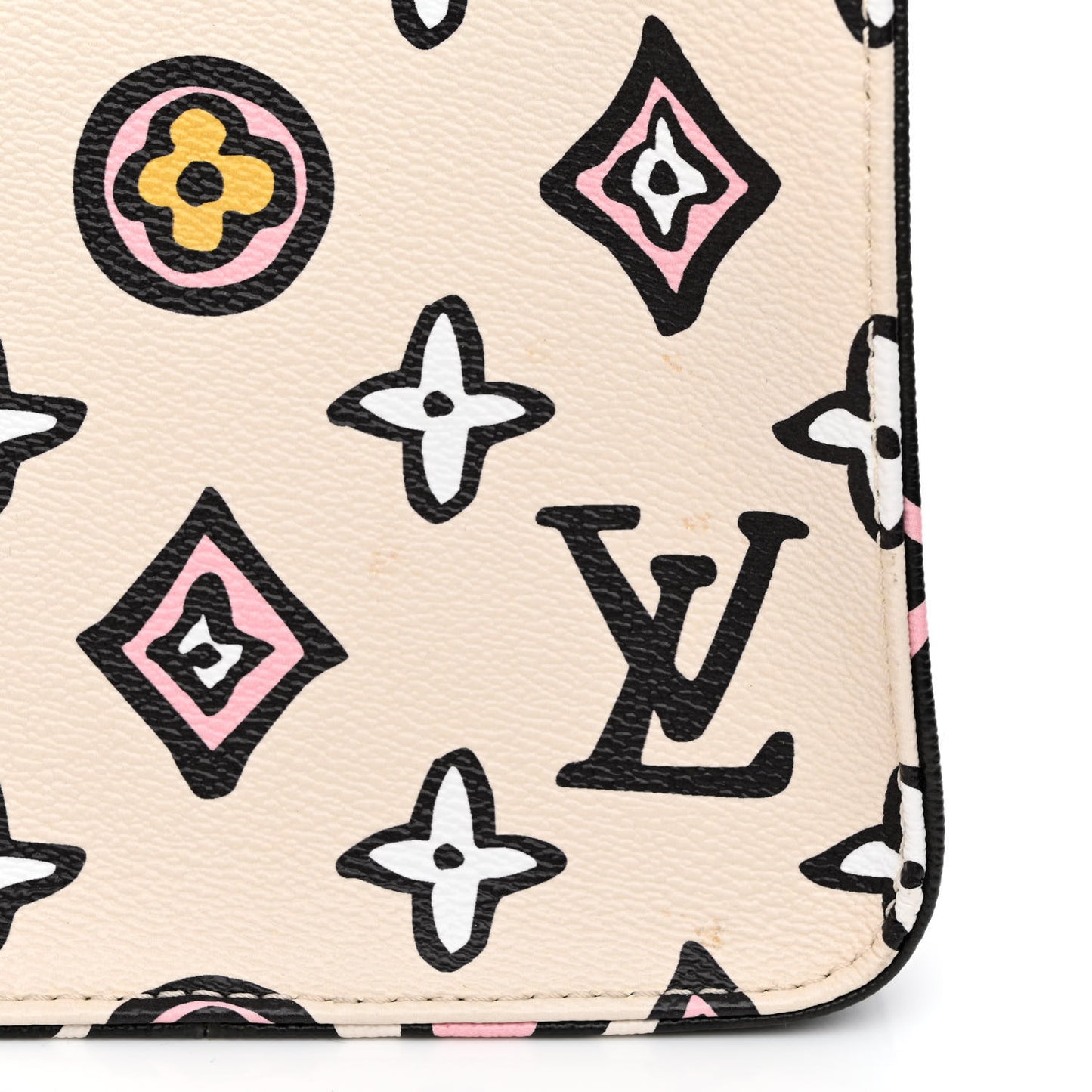 Monogram Giant Wild At Heart Onthego GM Black