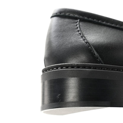 Chanel Lambskin Quilted CC Turnlock Loafers 37.5 Black 12 of 13