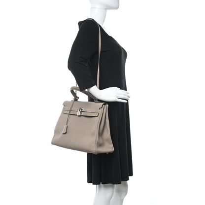 Hermes Togo Kelly Retourne 35 Gris Tourterelle 2 of 17