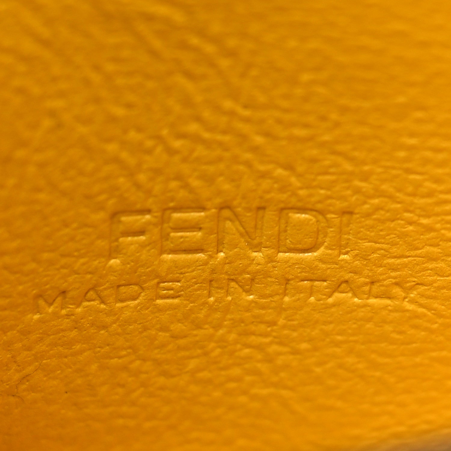 Fendi Cuoio Romano Lux Nano Baguette Charm Graphite 6 of 8