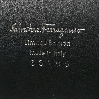 Salvatore Ferragamo Metallic Hammered Calfskin Studio Top Handle Bag Silver 6 of 12