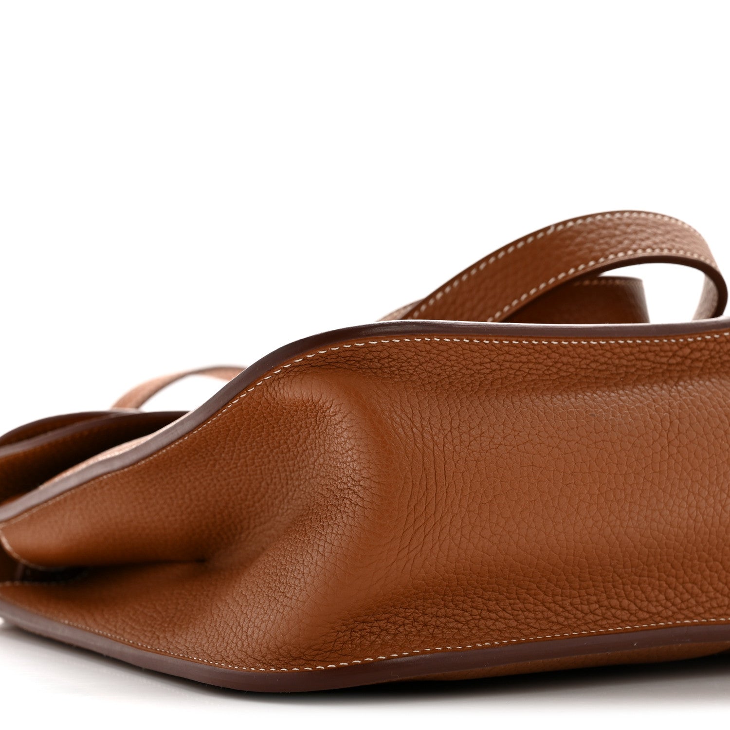 Hermes Taurillon Clemence Halzan 31 Gold 9 of 10
