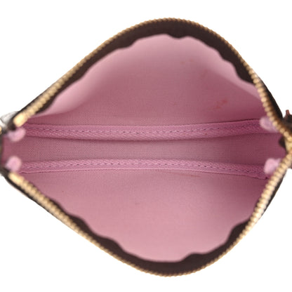 Louis Vuitton Monogram 2021 Christmas Animation Japanese Garden Mini Pochette Accessories Wisteria Pink 5 of 7