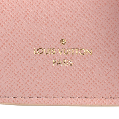 Louis Vuitton Damier Azur Victorine Wallet Rose Ballerine 6 of 7