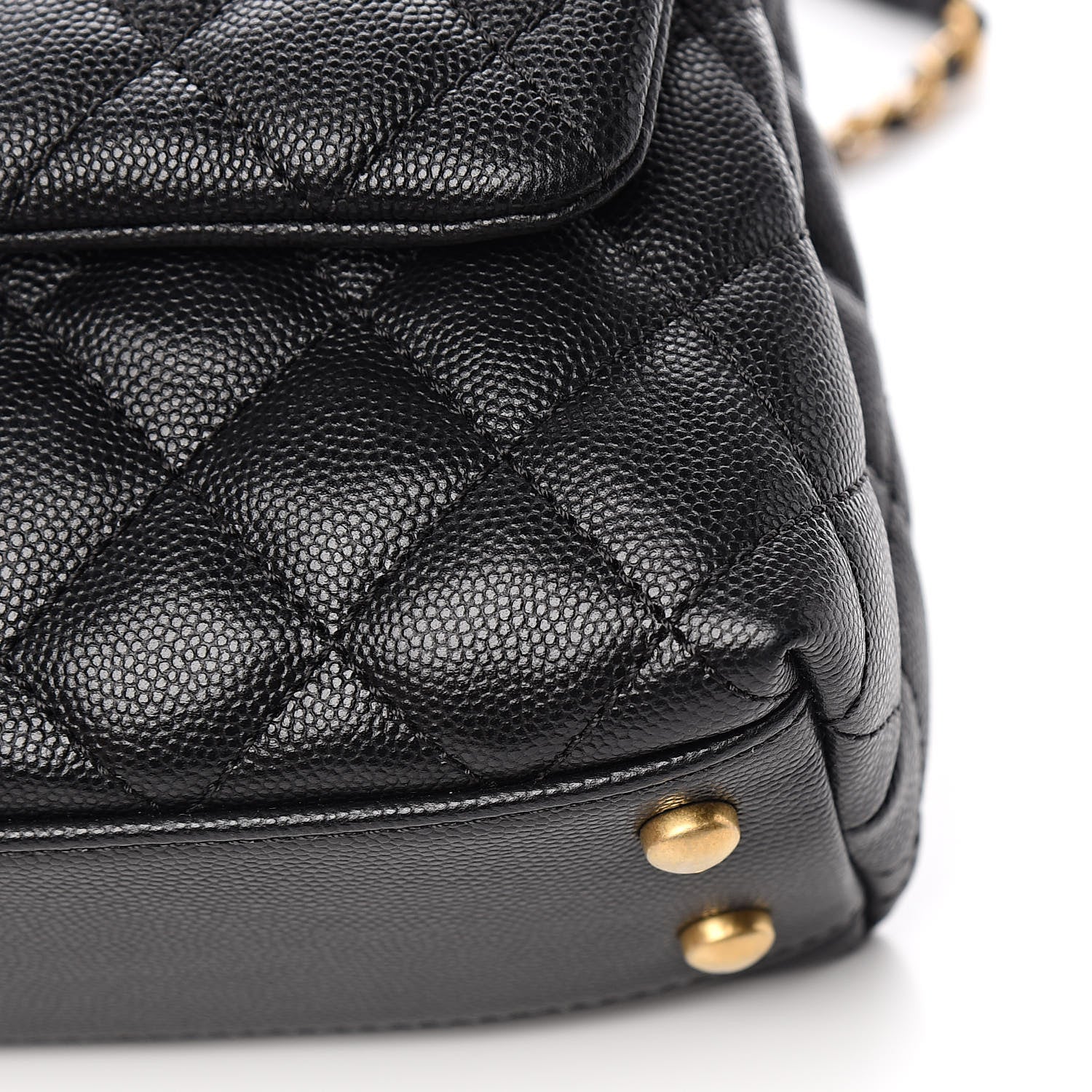 Chanel Caviar Quilted Mini Coco Handle Flap Black 10 of 11