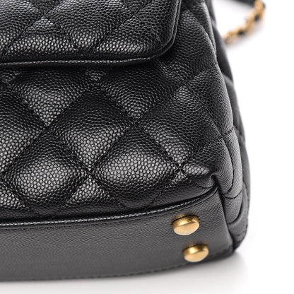 Chanel Caviar Quilted Mini Coco Handle Flap Black 10 of 11