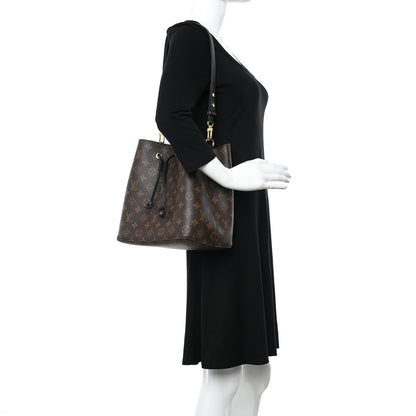 Louis Vuitton Monogram Neonoe MM Black 2 of 10