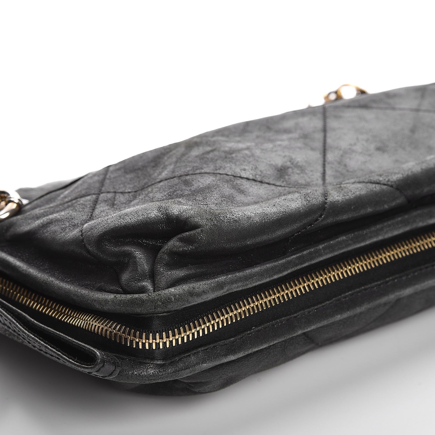 Lanvin Lambskin Quilted Medium Amalia Shoulder Bag Black 7 of 10