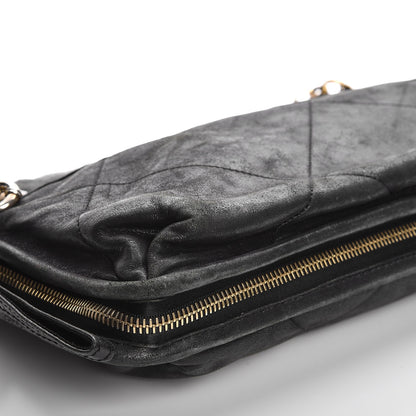 Lanvin Lambskin Quilted Medium Amalia Shoulder Bag Black 7 of 10