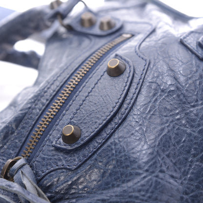 Balenciaga Agneau Classic Hardware Mini City Bleu Mineral 12 of 14
