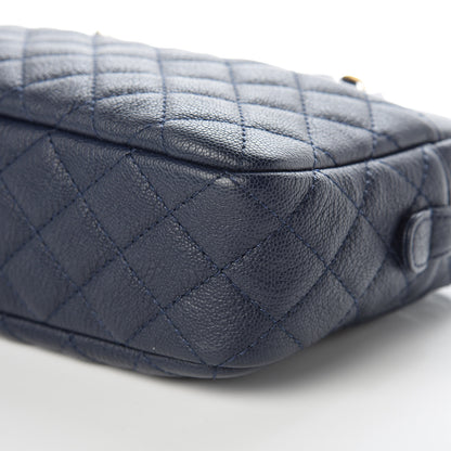 Chanel Caviar Quilted Camera Case Dark Navy 9 of 9