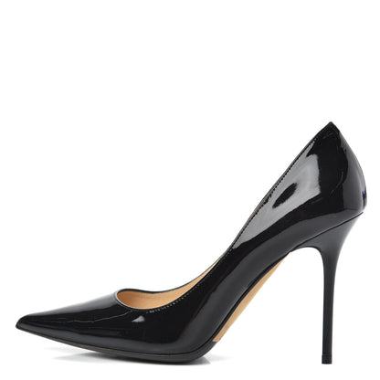 Jimmy Choo Patent Pointy Toe Abel Pumps 35.5 Black 1 of 9