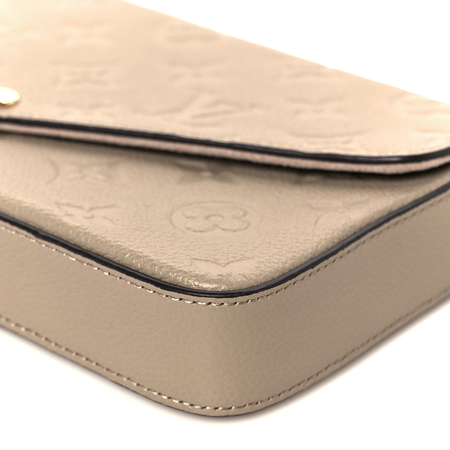 Louis Vuitton Empreinte Pochette Felicie Chain Wallet Tourterelle 14 of 14