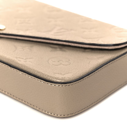 Louis Vuitton Empreinte Pochette Felicie Chain Wallet Tourterelle 14 of 14