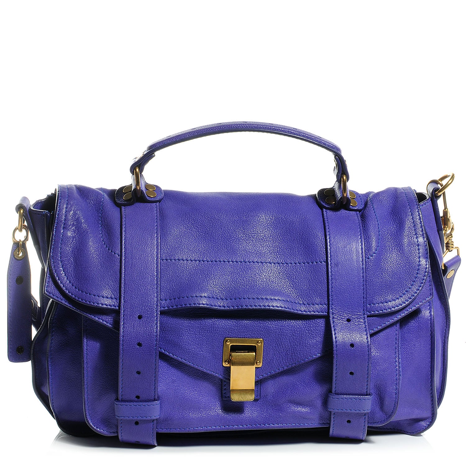 Proenza Schouler Lambskin PS1 Medium Satchel Purple Rain 1 of 11