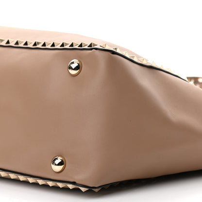 Valentino Garavani Vitello Medium Rockstud Tote Alpaca 10 of 10